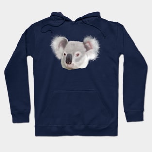 Cute Koala Face Hoodie